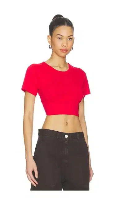 The Attico Cropped T-Shirt | Thumbnail 2 The Attico Cropped T-Shirt | Thumbnail 2