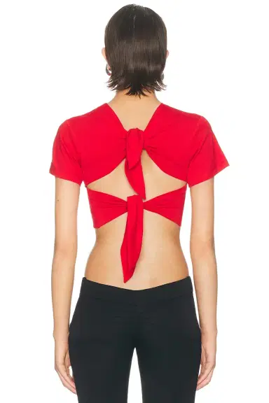 The Attico Cropped T-Shirt | Thumbnail 5 The Attico Cropped T-Shirt | Thumbnail 5