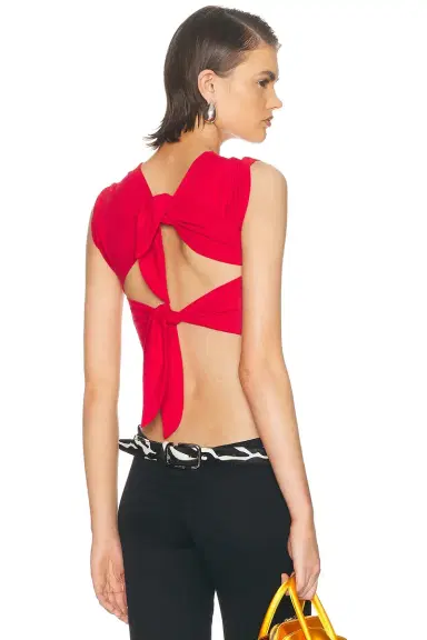 The Attico Cropped T-Shirt | Thumbnail 6 The Attico Cropped T-Shirt | Thumbnail 6