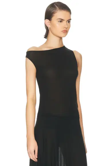 St. Agni Fine Jersey Asymmetrical Top | Thumbnail 2 St. Agni Fine Jersey Asymmetrical Top | Thumbnail 2