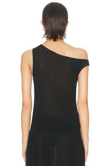 St. Agni Fine Jersey Asymmetrical Top | Thumbnail 4 St. Agni Fine Jersey Asymmetrical Top | Thumbnail 4