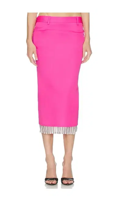 The Attico Low Rise Midi Skirt | Thumbnail 2 The Attico Low Rise Midi Skirt | Thumbnail 2