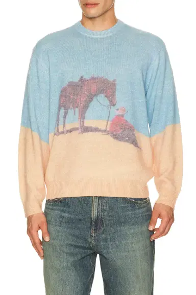 ONE OF THESE DAYS So Far Away Printed Sweater | Thumbnail 3