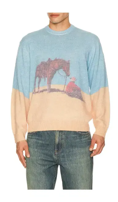 ONE OF THESE DAYS So Far Away Printed Sweater | Thumbnail 1