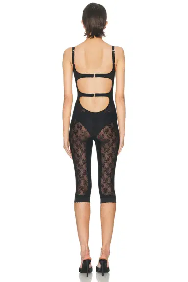 The Attico Lace Overall Catsuit | Thumbnail 5