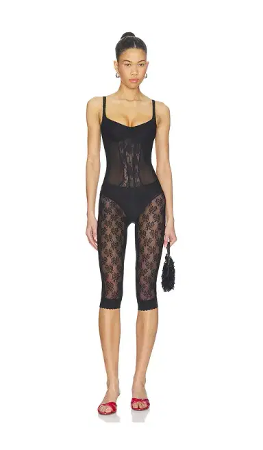 The Attico Lace Overall Catsuit | Thumbnail 1