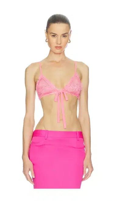 The Attico Bow Lace Bra | Thumbnail 5 The Attico Bow Lace Bra | Thumbnail 5