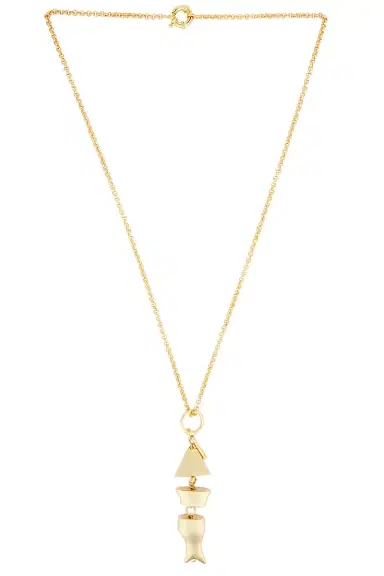 Timeless Pearly Fish Necklace | Thumbnail 1
