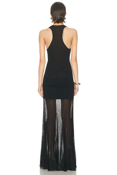 Brandon Maxwell Delphine Scoop Neck Racerback Gown | Thumbnail 3