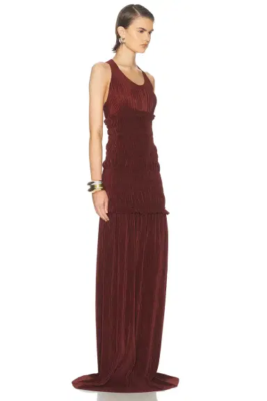 Atlein Pleated Long Dress | Thumbnail 2 Atlein Pleated Long Dress | Thumbnail 2