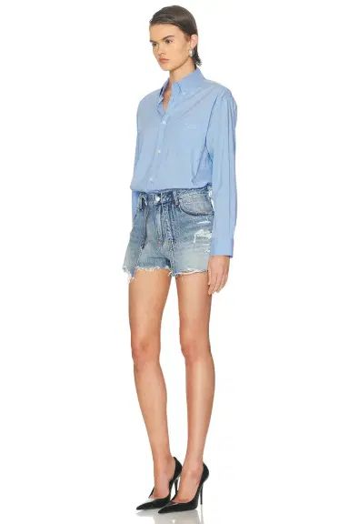 Alexander Wang Prestyled Button Down Skort Romper | Thumbnail 2 Alexander Wang Prestyled Button Down Skort Romper | Thumbnail 2