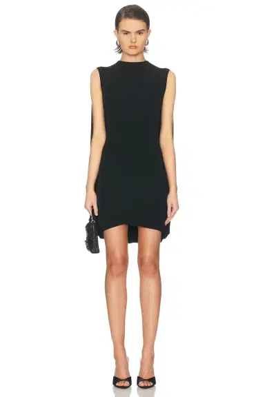 Alexander Wang Fitted Draped Back Mini Dress | Thumbnail 2 Alexander Wang Fitted Draped Back Mini Dress | Thumbnail 2