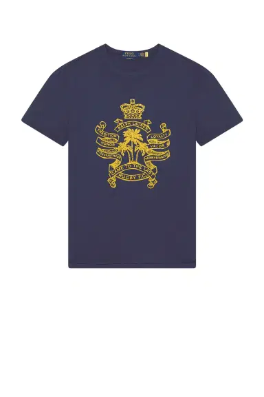Polo Ralph Lauren Short Sleeve Uneven Jersey Rugby F.C. Graphic Printed T-Shirt | Thumbnail 6