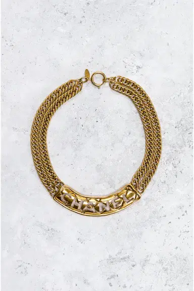 Chanel Chanel Logo Chain Necklace | Thumbnail 2 Chanel Chanel Logo Chain Necklace | Thumbnail 2