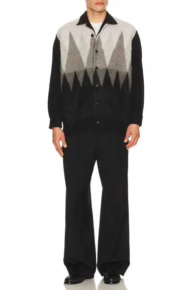 COMME des GARCONS HOMME Wool Knit Button Down Sweater | Thumbnail 3