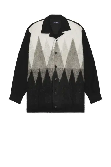 COMME des GARCONS HOMME Wool Knit Button Down Sweater | Thumbnail 4