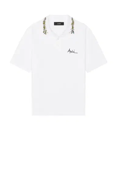 AMIRI Amiri Floral Collar Polo | Thumbnail 4 AMIRI Amiri Floral Collar Polo | Thumbnail 4