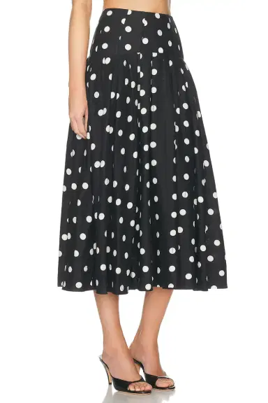 NICHOLAS Yasmin Drop Waist Midi Skirt | Thumbnail 2 NICHOLAS Yasmin Drop Waist Midi Skirt | Thumbnail 2