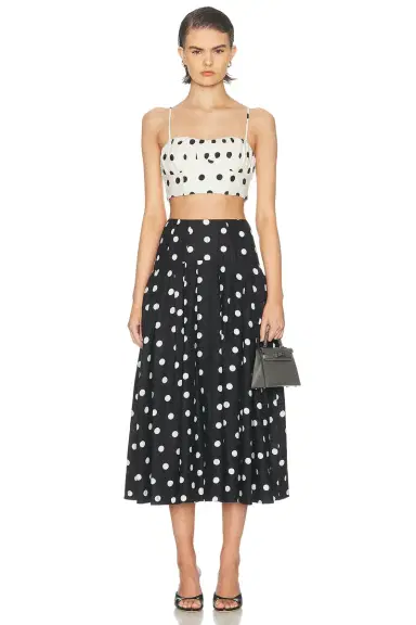 NICHOLAS Yasmin Drop Waist Midi Skirt | Thumbnail 5 NICHOLAS Yasmin Drop Waist Midi Skirt | Thumbnail 5
