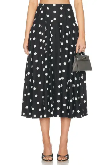 NICHOLAS Yasmin Drop Waist Midi Skirt | Thumbnail 1 NICHOLAS Yasmin Drop Waist Midi Skirt | Thumbnail 1