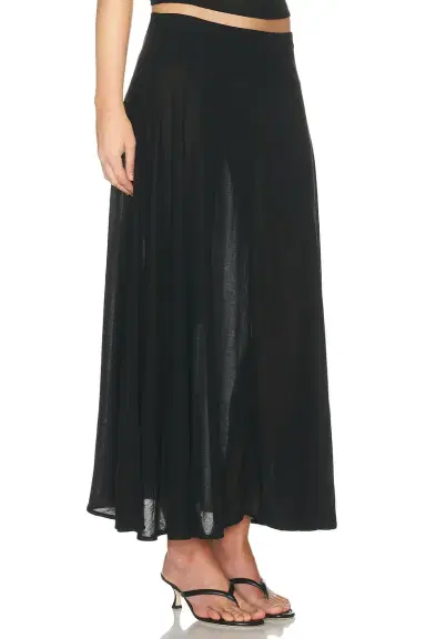 St. Agni Fluid Jersey Skirt | Thumbnail 2