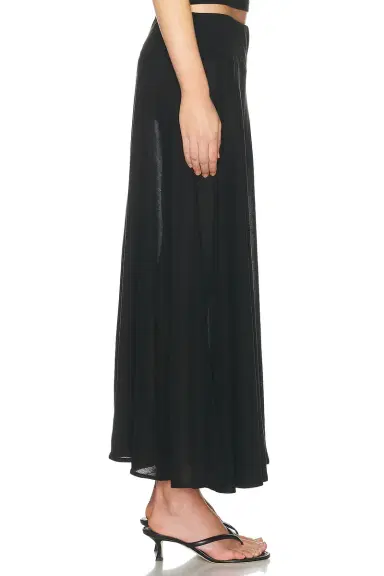 St. Agni Fluid Jersey Skirt | Thumbnail 3