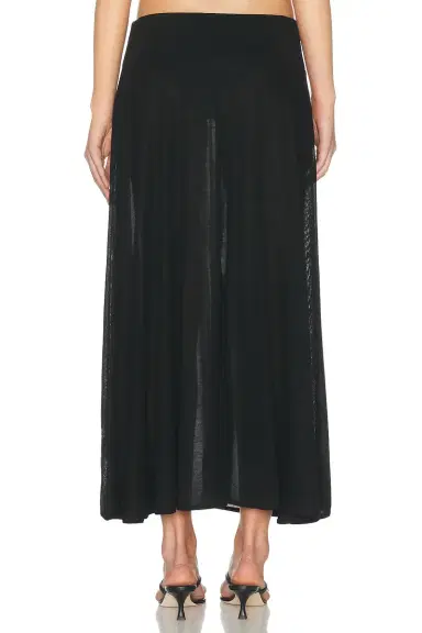 St. Agni Fluid Jersey Skirt | Thumbnail 4