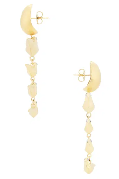 Givenchy Lucky Charms Golden Pendant Earrings | Thumbnail 3