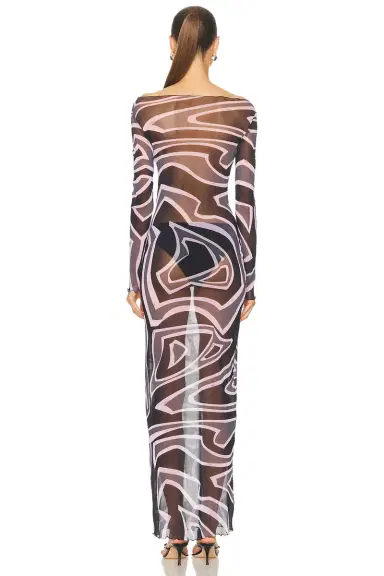 PUCCI Long Sleeve Dress | Thumbnail 4 PUCCI Long Sleeve Dress | Thumbnail 4