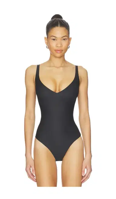 SKIMS Body Core Sculpt Plunge Thong Bodysuit | Thumbnail 2