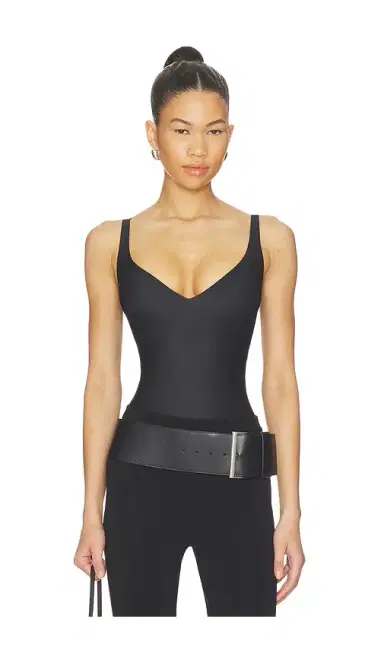 SKIMS Body Core Sculpt Plunge Thong Bodysuit | Thumbnail 1