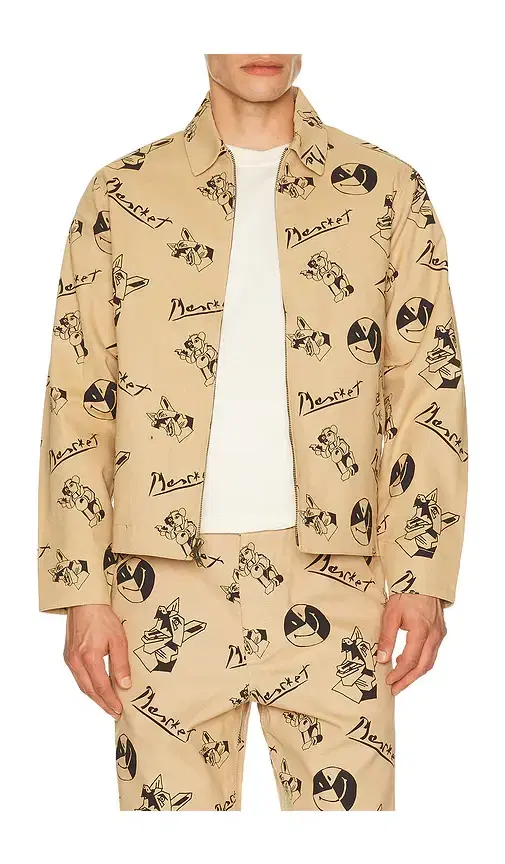 Smiley Cubism Work Jacket