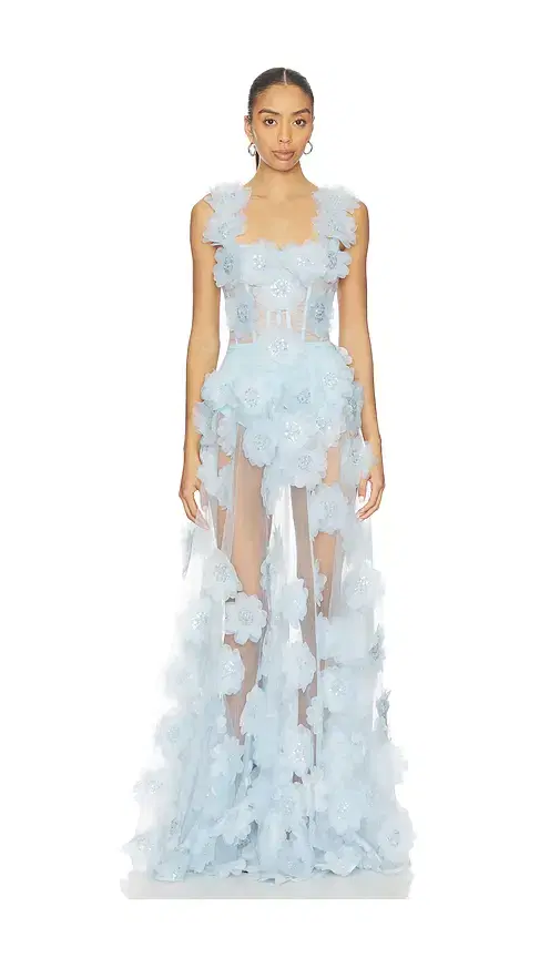 Bronx Banco Rosalie Floral Gown