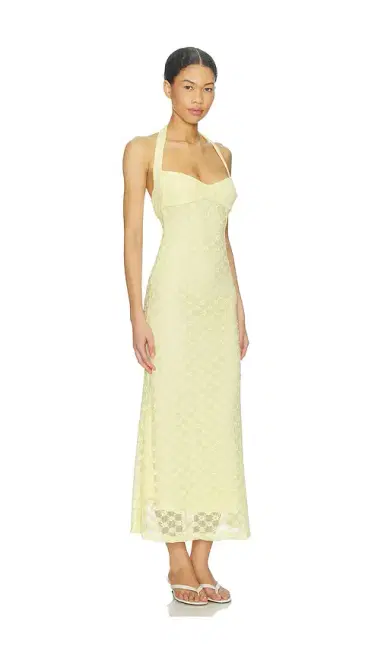 Bardot Mariko Halter Neck Midi Dress | Thumbnail 2 Bardot Mariko Halter Neck Midi Dress | Thumbnail 2