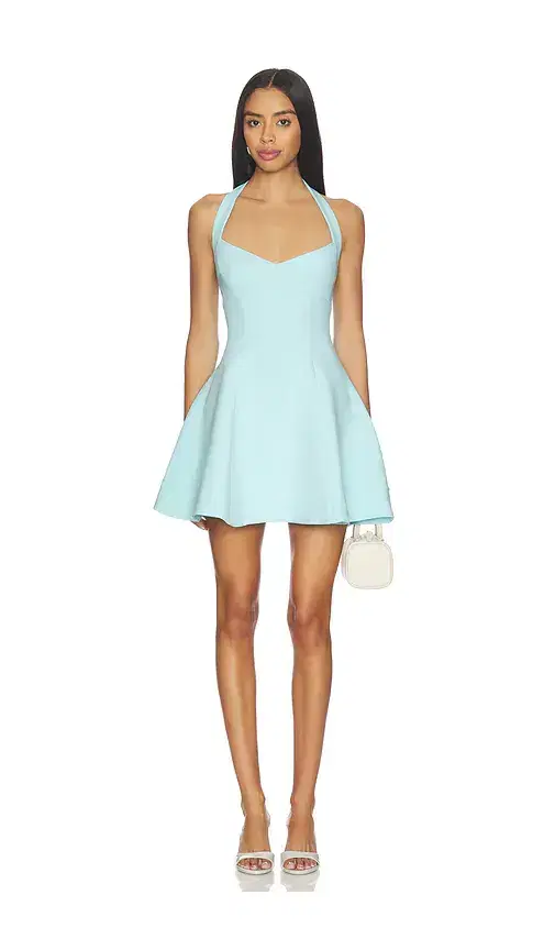Deserae Halter Neck Mini Dress