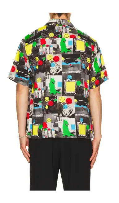 Market Smiley Collage Woven Shirt | Thumbnail 2 Market Smiley Collage Woven Shirt | Thumbnail 2