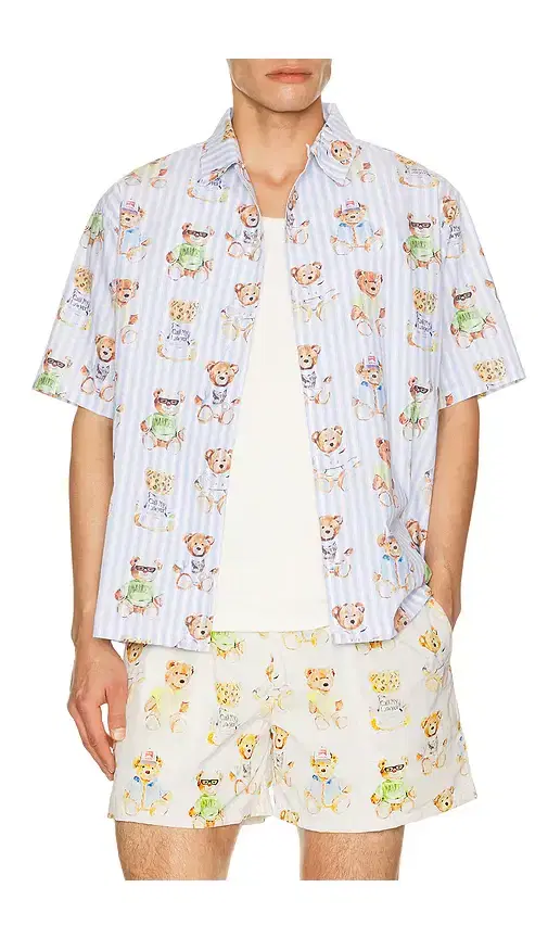 Teddy Striped Woven Shirt