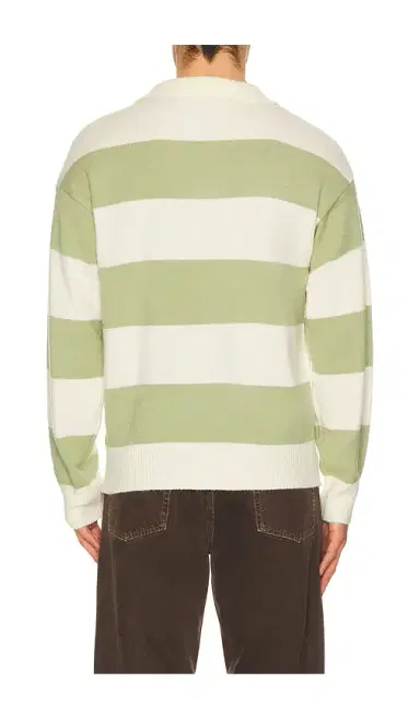 Central Park West Theo Striped Rugby Sweater | Thumbnail 2