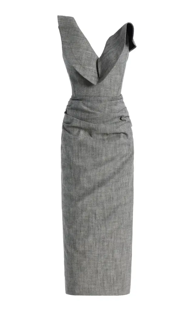 Exclusive Requiem Strapless Midi Dress