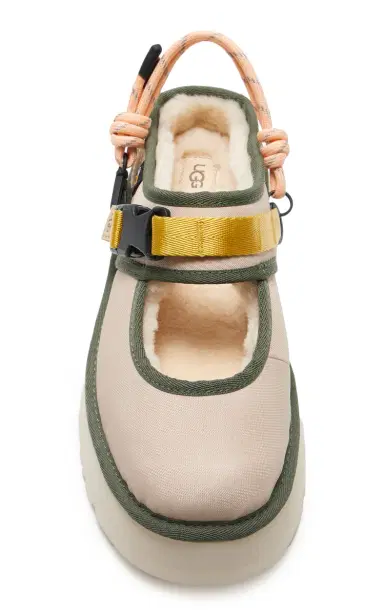 UGG Bea Sheepskin Platform Mary Jane Flats | Thumbnail 3