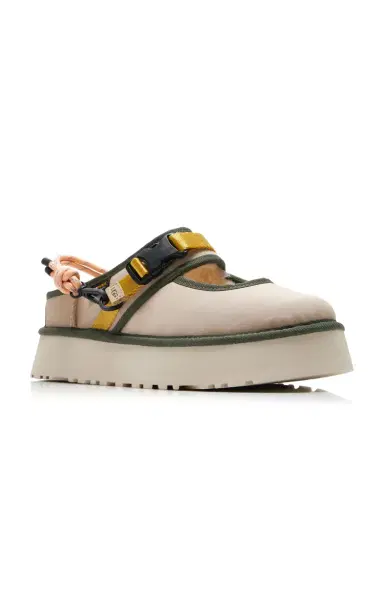 UGG Bea Sheepskin Platform Mary Jane Flats | Thumbnail 4