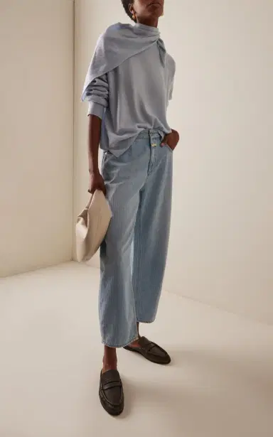 CLOSED Jazzie Rigid Barrel-Leg Jeans | Thumbnail 2