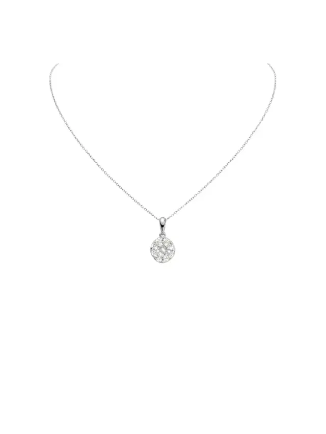 Wish Fine Jewelry 1.13ct Diamond 18K Gold Solitaire Necklace