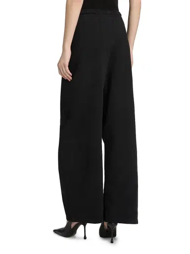 Alexander Wang Women's Crystal Drawstring Sweatpants - Black - Size Large | Thumbnail 5