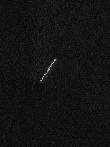Alexander Wang Women's Crystal Drawstring Sweatpants - Black - Size Large | Thumbnail 7