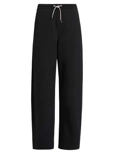 Alexander Wang Women's Crystal Drawstring Sweatpants - Black - Size Large | Thumbnail 1