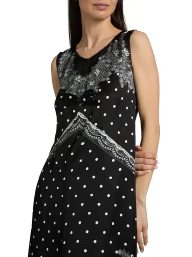 Marc Jacobs Women's Trompe L'oeil Slip Midi-Dress | Thumbnail 6 Marc Jacobs Women's Trompe L'oeil Slip Midi-Dress | Thumbnail 6