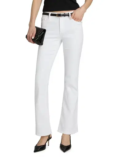AG Jeans Women's Angel Low-Rise Bootcut Jeans - Gallery White - Size 31 | Thumbnail 3
