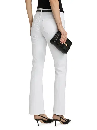AG Jeans Women's Angel Low-Rise Bootcut Jeans - Gallery White - Size 31 | Thumbnail 5