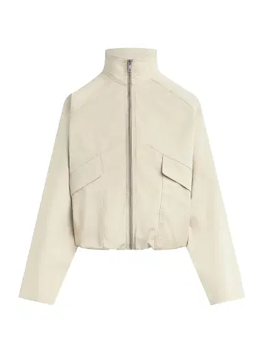 Joe's Jeans Women's The Zip Bubble Jacket - Stone | Thumbnail 1